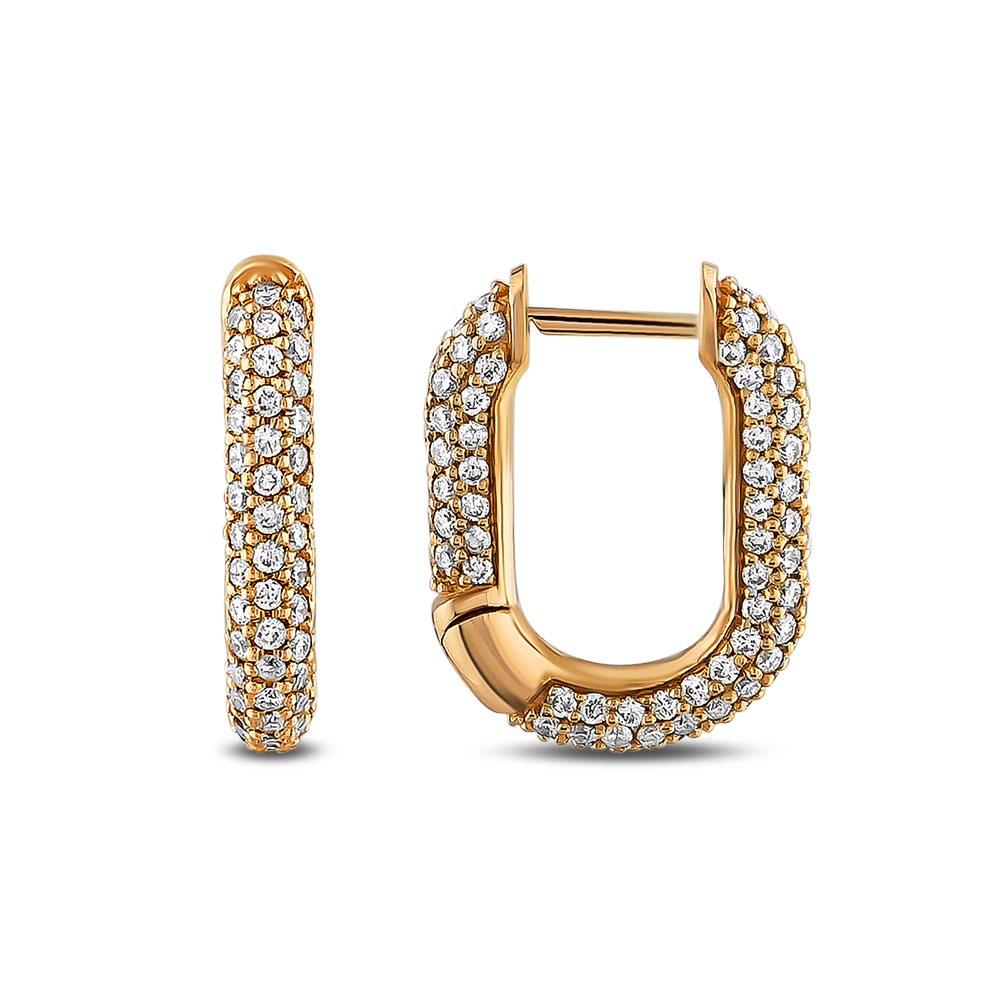 0.97 Karat Pırlanta Küpe