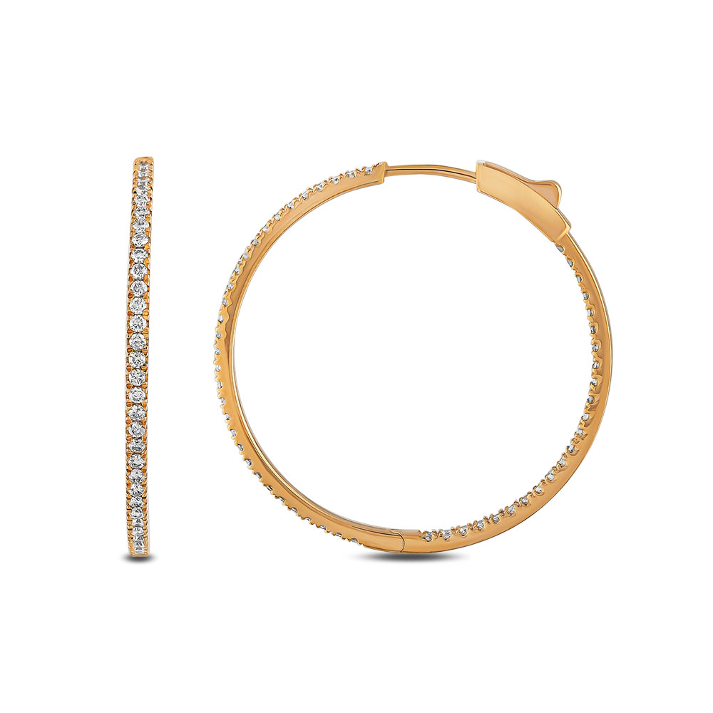 1.14 Karat Pırlanta Küpe
